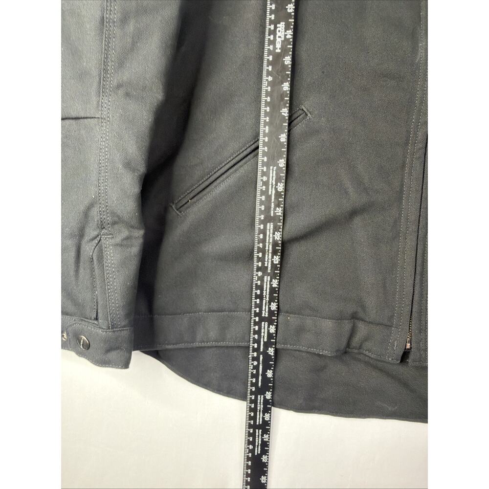 Carhartt Iconic J01 Duck Detroit Jacket Work Coat Black XL XLarge - Picture 3 of 7